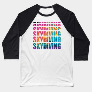 Skydiving Baseball T-Shirt